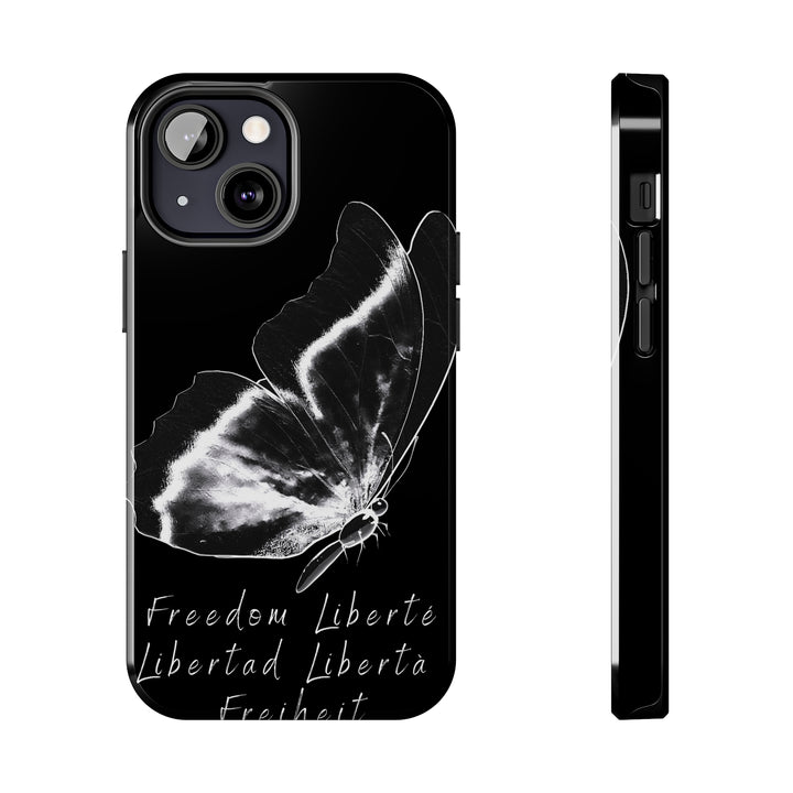 Freedom Butterfly Tough iPhone Cases - Madee's Boutique Phone Case Printify Accessories Aesthetic Case IphoneAesthetic Case PhoneiPhone 13 Mini