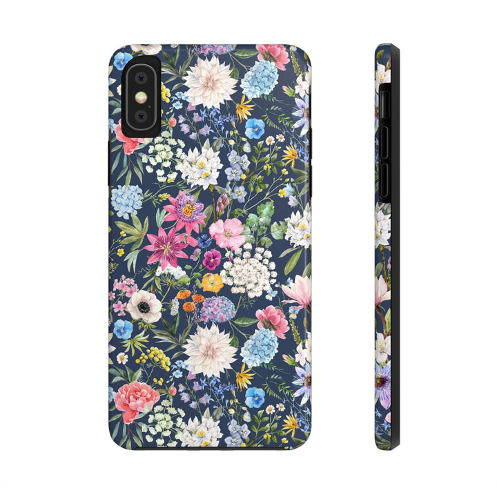 Colorful Flowers Tough Phone Cases - Madee's Boutique Phone Case Printify Accessories Aesthetic Case IphoneAesthetic Case phoneiPhone XS