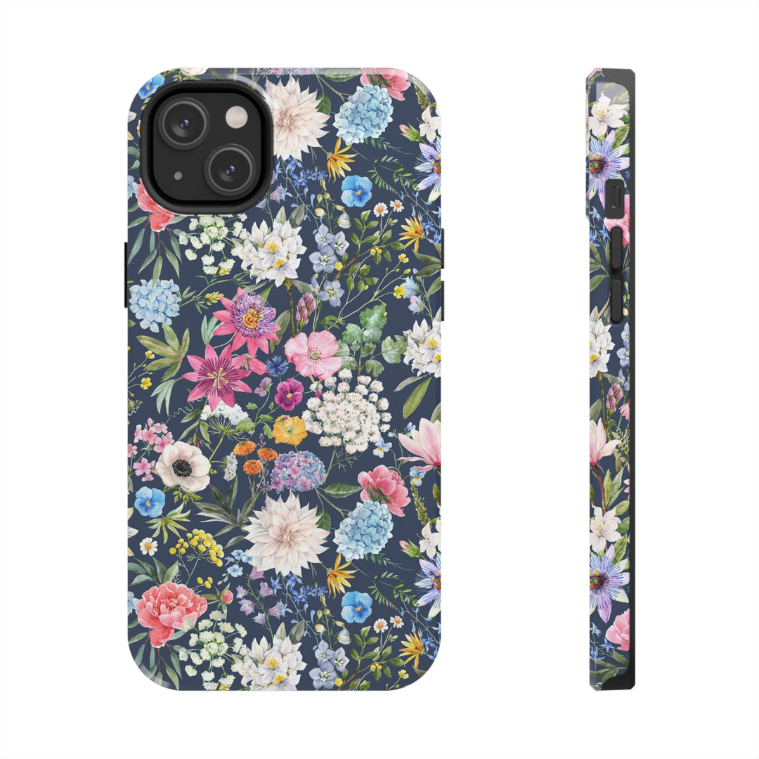 Colorful Flowers Tough Phone Cases - Madee's Boutique Phone Case Printify Accessories Aesthetic Case IphoneAesthetic Case phoneiPhone 14 Plus