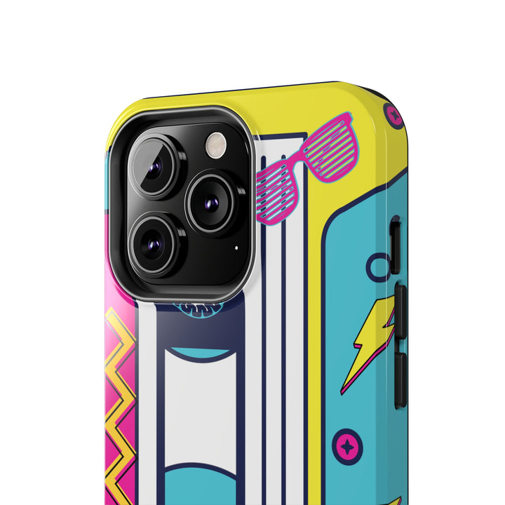 Radio Cassette 90'S Tough iPhone Cases Retro - Madee's Boutique Phone Case Printify Accessories Cadeau fête des mèresCadeau mamaniPhone XR