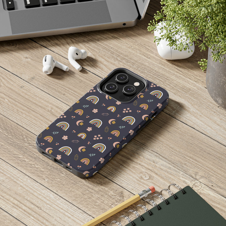 Rainbow Tough iPhone Cases - Madee's Boutique Phone Case Printify Accessories Aesthetic Case IphoneAesthetic Case PhoneiPhone 14