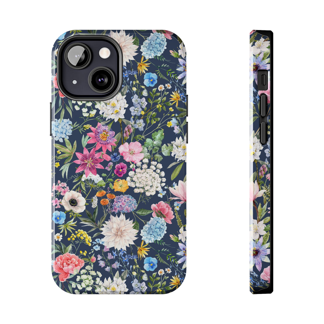 Colorful Flowers Tough Phone Cases - Madee's Boutique Phone Case Printify Accessories Aesthetic Case IphoneAesthetic Case phoneiPhone 13 Mini