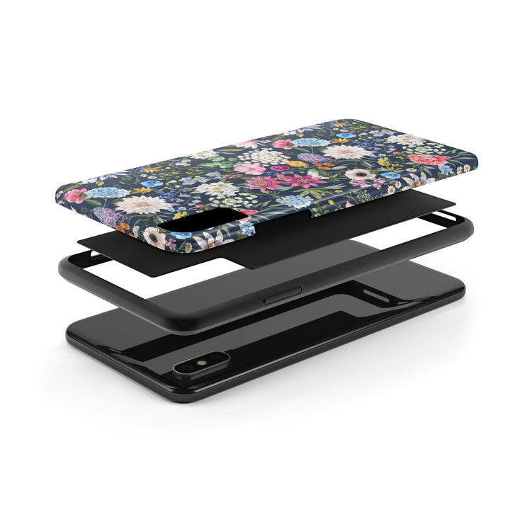 Colorful Flowers Tough Phone Cases - Madee's Boutique Phone Case Printify Accessories Aesthetic Case IphoneAesthetic Case phoneiPhone 12 Mini