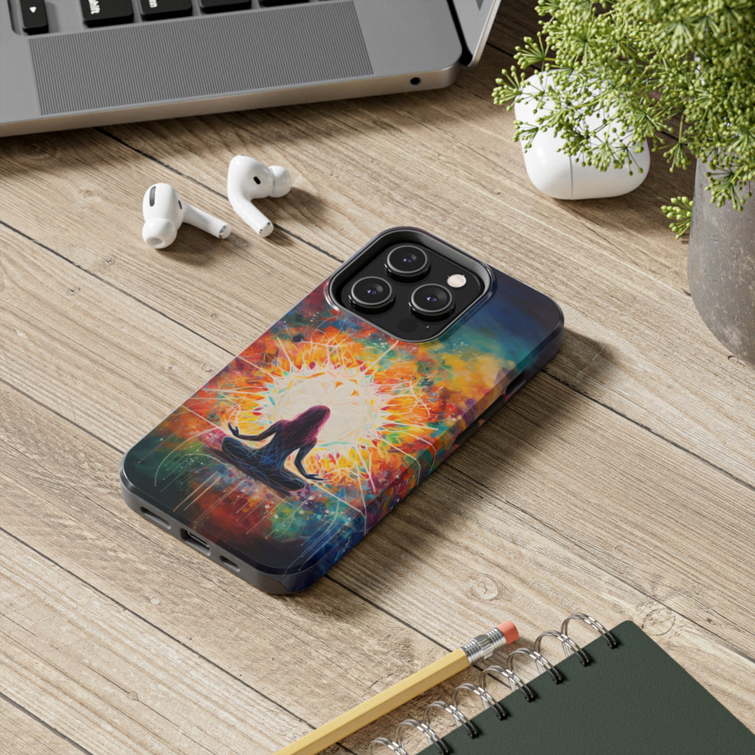 Meditation Tough iPhone Cases MADEE'S EXCLUSIVES - Madee's Boutique Phone Case Printify Accessories aesthetic mobile coveraesthetic phone casesiPhone 14