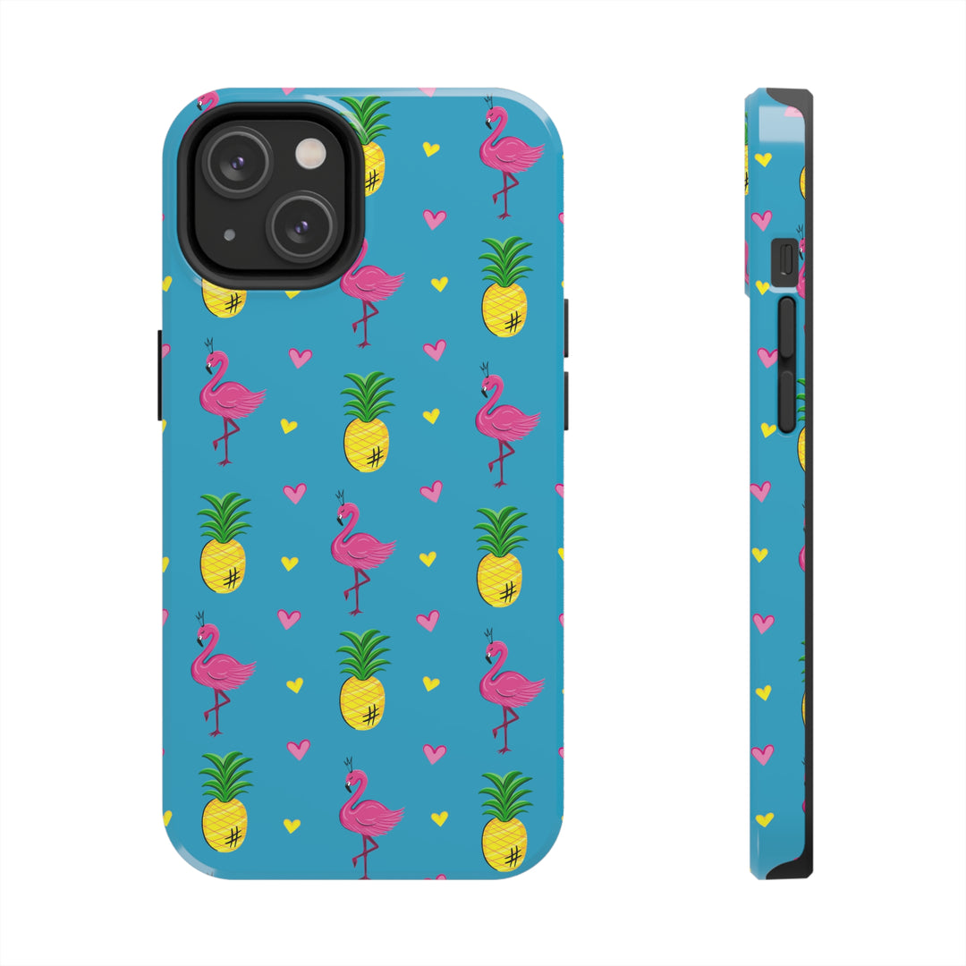 Flamingo Tough iPhone Cases - Madee's Boutique Phone Case Printify Accessories Aesthetic Case IphoneAesthetic Case PhoneiPhone 14