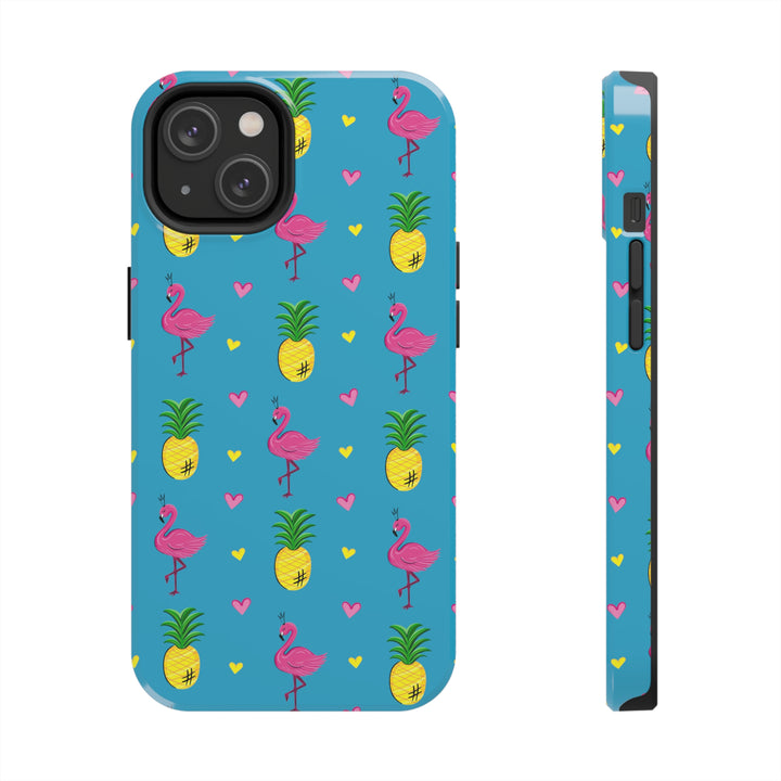 Flamingo Tough iPhone Cases - Madee's Boutique Phone Case Printify Accessories Aesthetic Case IphoneAesthetic Case PhoneiPhone 14