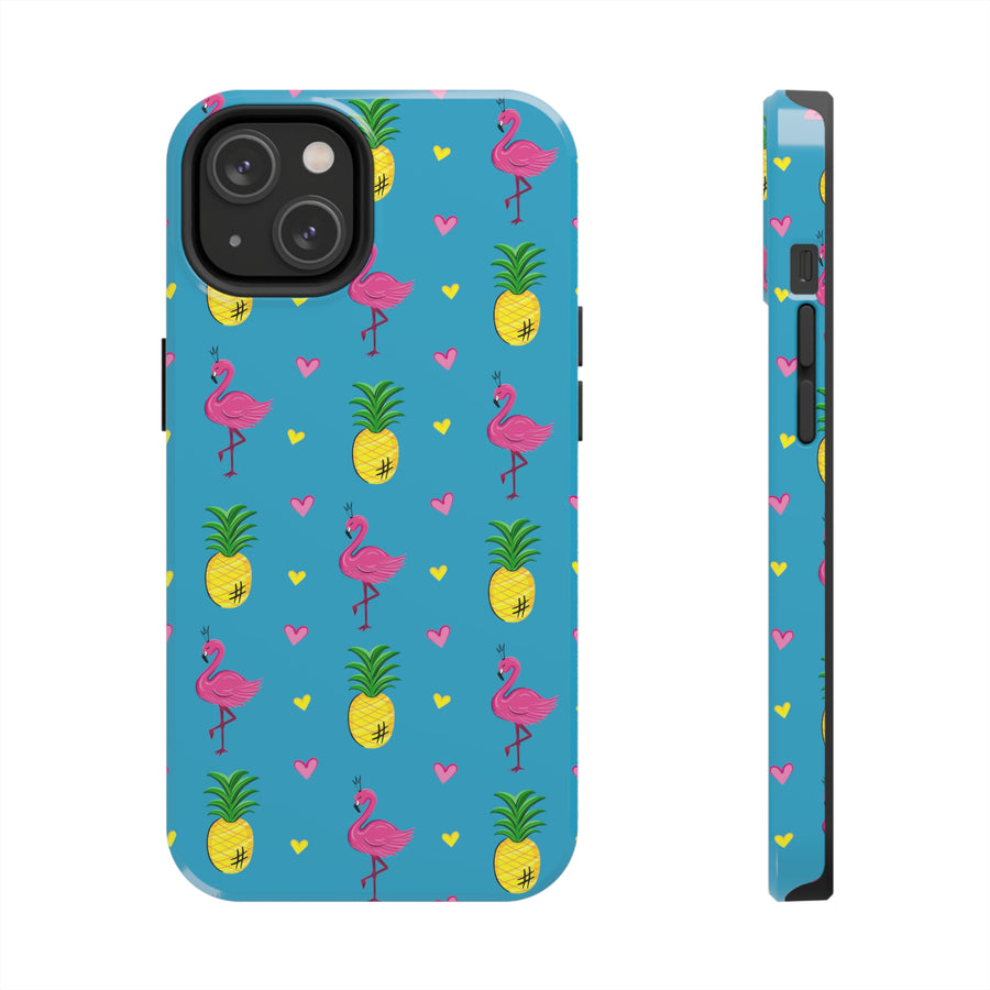 Flamingo Tough iPhone Cases - Madee's Boutique Phone Case Printify Accessories Aesthetic Case IphoneAesthetic Case PhoneiPhone 14