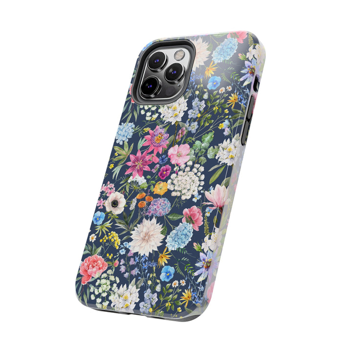 Colorful Flowers Tough Phone Cases - Madee's Boutique Phone Case Printify Accessories Aesthetic Case IphoneAesthetic Case phoneiPhone 12 Mini