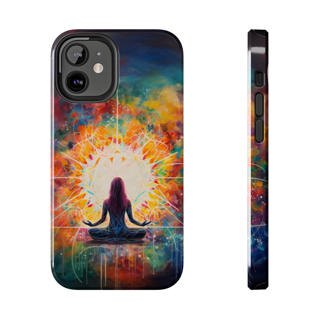 Meditation Tough iPhone Cases MADEE'S EXCLUSIVES - Madee's Boutique Phone Case Printify Accessories aesthetic mobile coveraesthetic phone casesiPhone 12 Mini