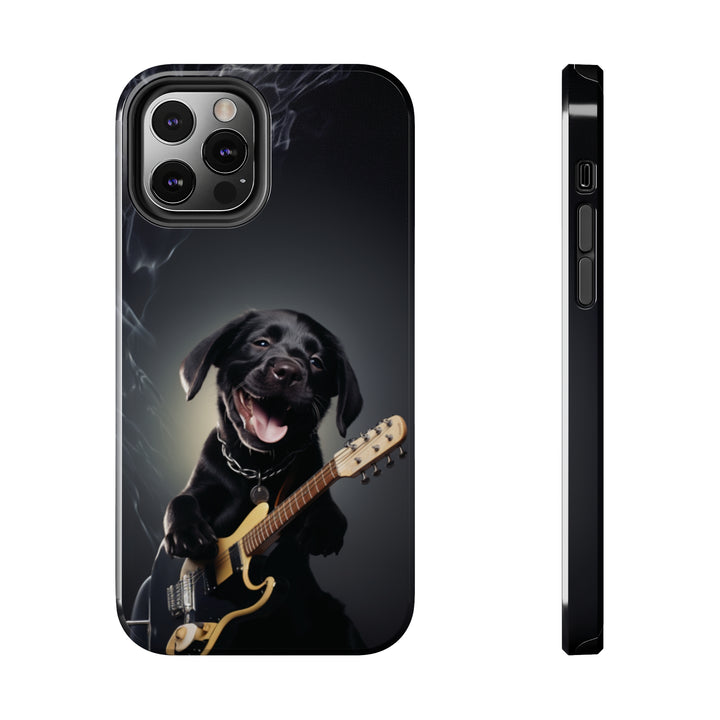 Cool Dog Guitar Tough iPhone Cases MADEE'S EXCLUSIVES - Madee's Boutique Phone Case Print On Demand Partners Accessories aesthetic mobile coveraesthetic phone casesiPhone 12 Pro