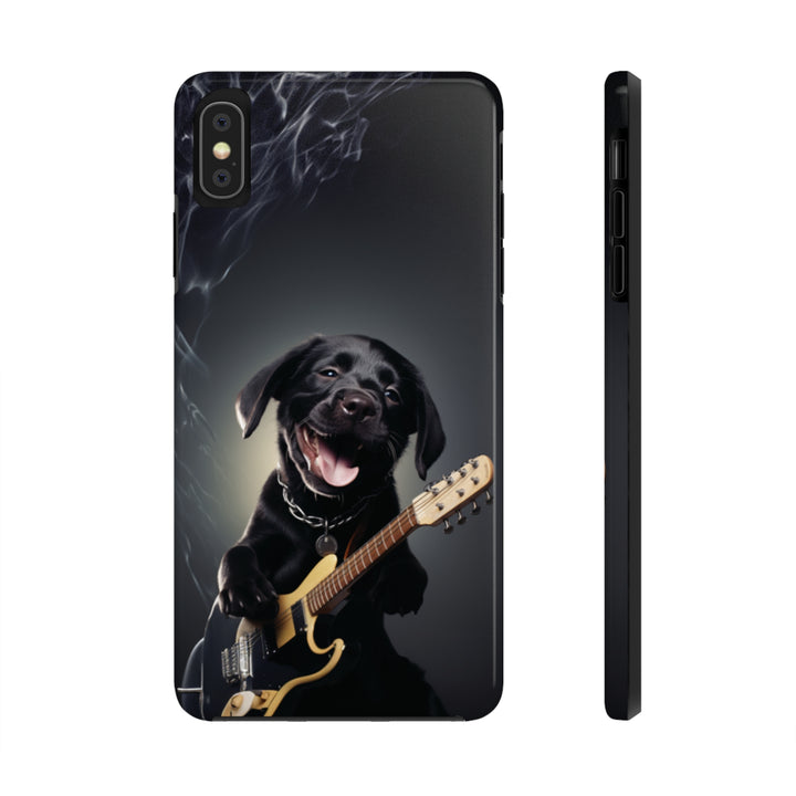 Cool Dog Guitar Tough iPhone Cases MADEE'S EXCLUSIVES - Madee's Boutique Phone Case Print On Demand Partners Accessories aesthetic mobile coveraesthetic phone casesiPhone XS MAX