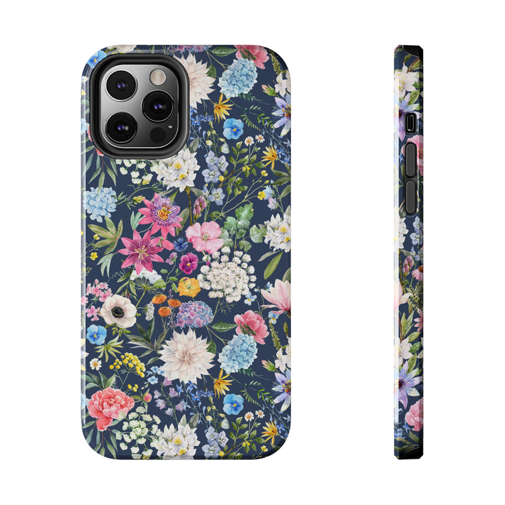 Colorful Flowers Tough Phone Cases - Madee's Boutique Phone Case Printify Accessories Aesthetic Case IphoneAesthetic Case phoneiPhone 12 Pro
