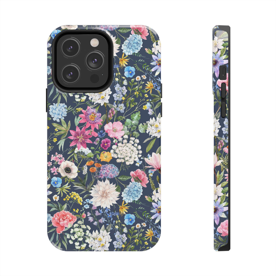 Colorful Flowers Tough Phone Cases - Madee's Boutique Phone Case Printify Accessories Aesthetic Case IphoneAesthetic Case phoneiPhone 14 Pro Max