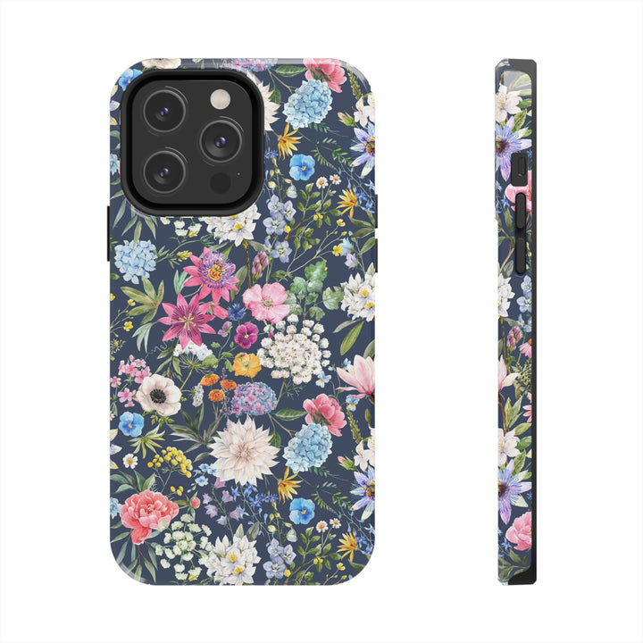 Colorful Flowers Tough Phone Cases - Madee's Boutique Phone Case Printify Accessories Aesthetic Case IphoneAesthetic Case phoneiPhone 14 Pro Max