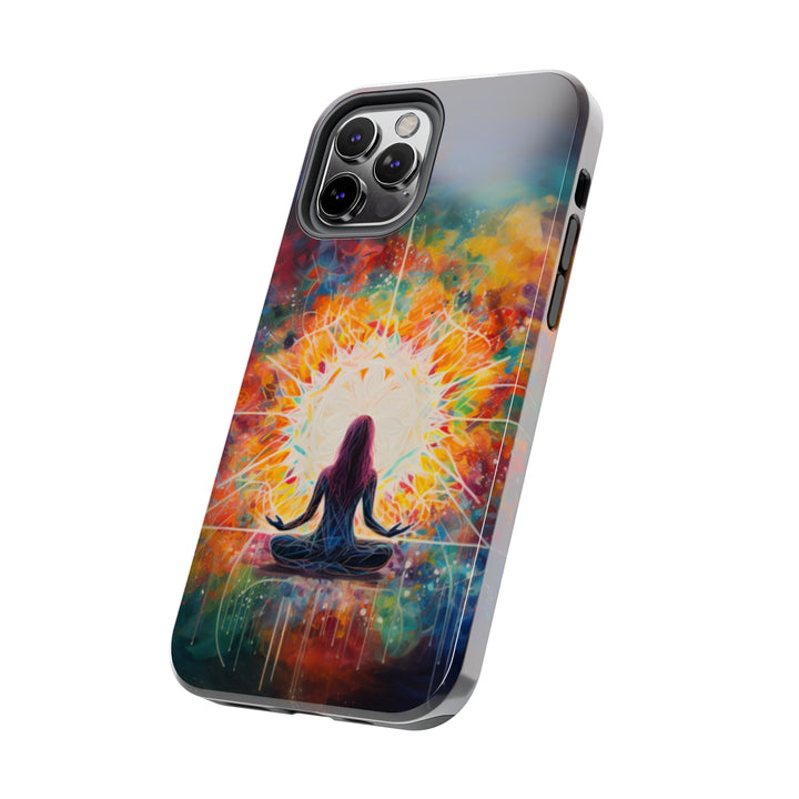 Meditation Tough iPhone Cases MADEE'S EXCLUSIVES - Madee's Boutique Phone Case Printify Accessories aesthetic mobile coveraesthetic phone casesiPhone 12 Mini
