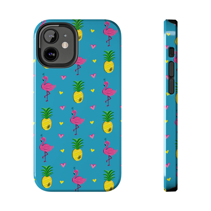 Flamingo Tough iPhone Cases - Madee's Boutique Phone Case Printify Accessories Aesthetic Case IphoneAesthetic Case PhoneiPhone 12 Mini
