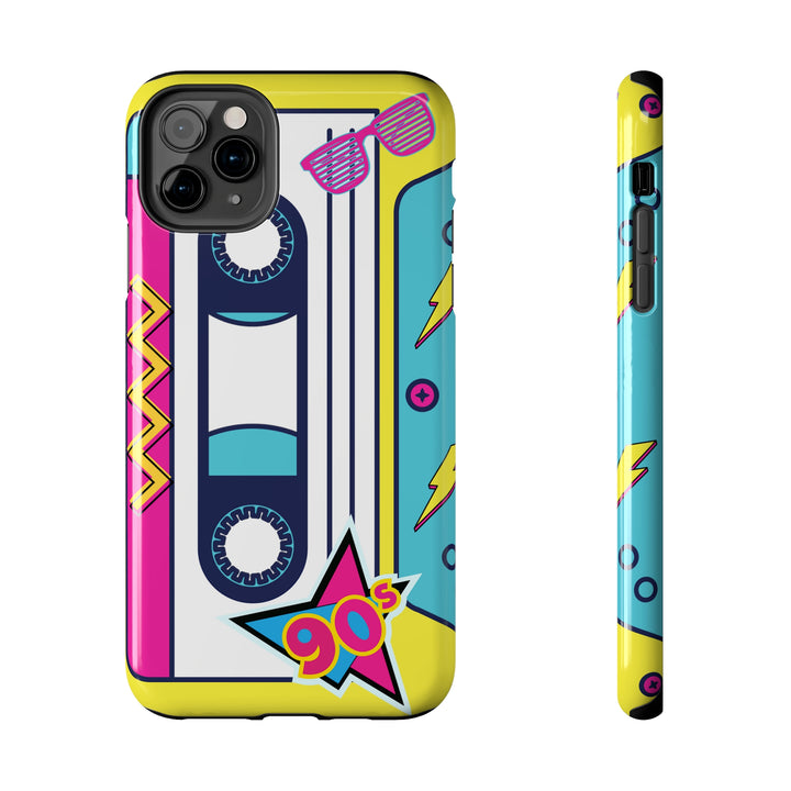 Radio Cassette 90'S Tough iPhone Cases Retro - Madee's Boutique Phone Case Printify Accessories Cadeau fête des mèresCadeau mamaniPhone 11 Pro Max