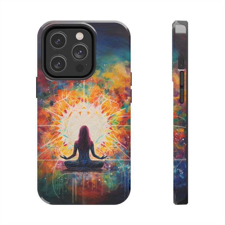 Meditation Tough iPhone Cases MADEE'S EXCLUSIVES - Madee's Boutique Phone Case Printify Accessories aesthetic mobile coveraesthetic phone casesiPhone 14 Pro