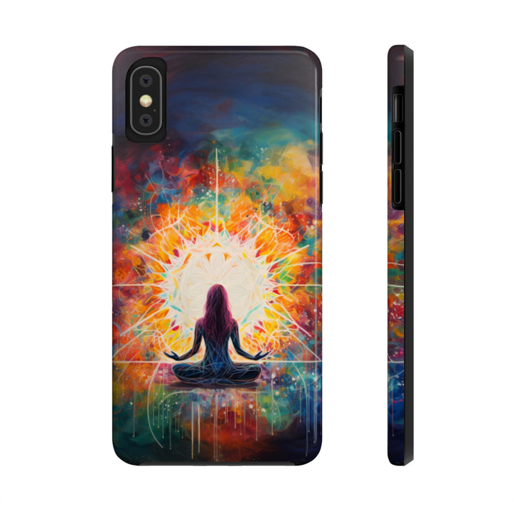 Meditation Tough iPhone Cases MADEE'S EXCLUSIVES - Madee's Boutique Phone Case Printify Accessories aesthetic mobile coveraesthetic phone casesiPhone XS