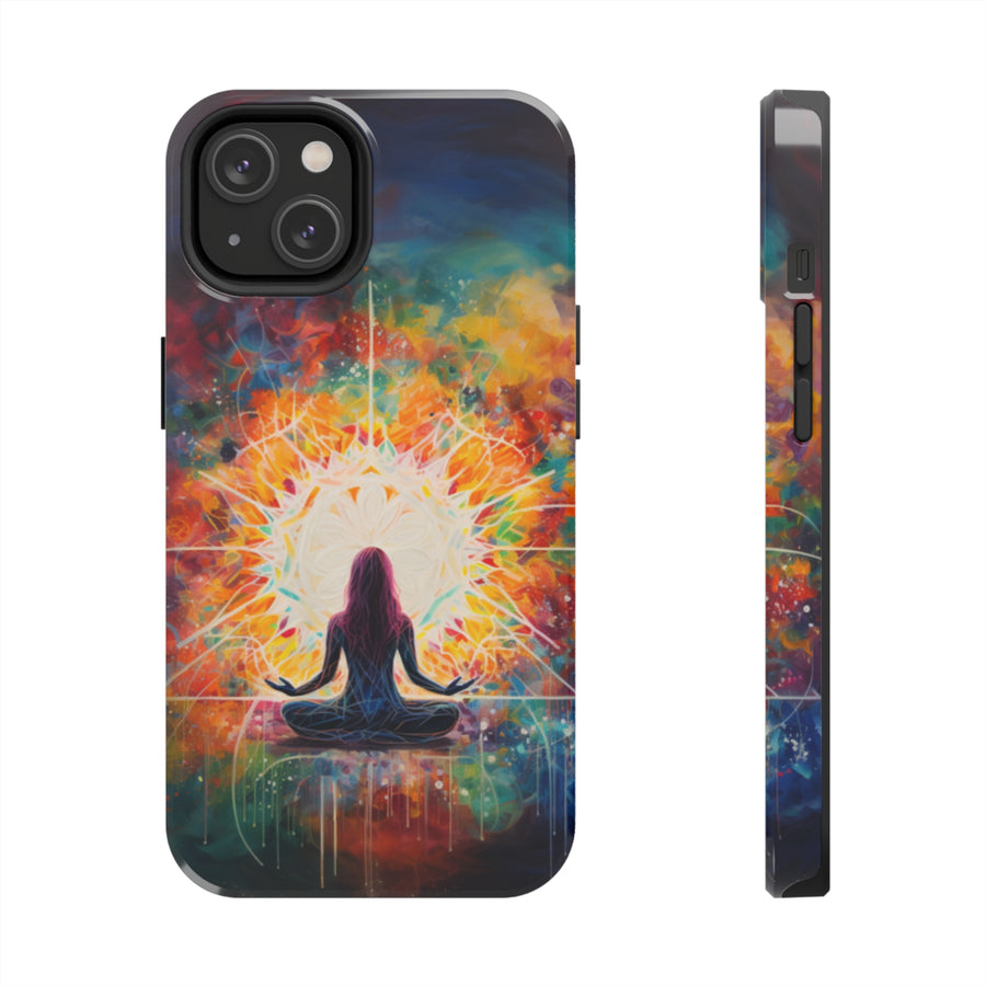 Meditation Tough iPhone Cases MADEE'S EXCLUSIVES - Madee's Boutique Phone Case Printify Accessories aesthetic mobile coveraesthetic phone casesiPhone 14