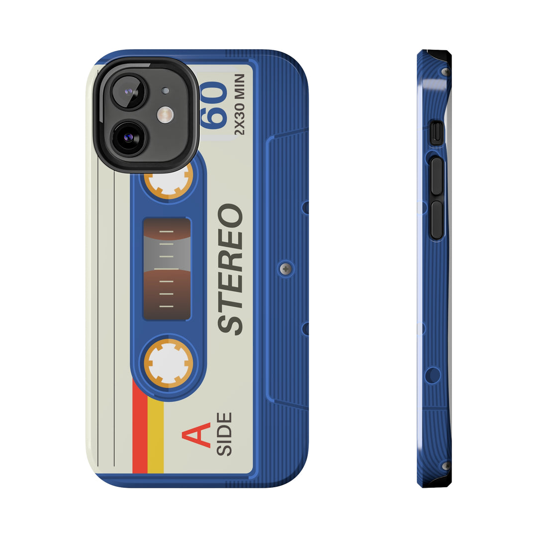 Radio Cassette Retro Tough iPhone Cases Vintage - Madee's Boutique Phone Case Printify Accessories Aesthetic Case Iphoneanniversary gift ideasiPhone 12 Mini