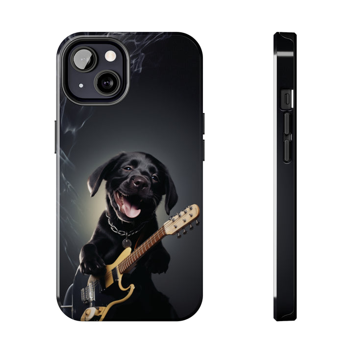 Cool Dog Guitar Tough iPhone Cases MADEE'S EXCLUSIVES - Madee's Boutique Phone Case Print On Demand Partners Accessories aesthetic mobile coveraesthetic phone casesiPhone 13