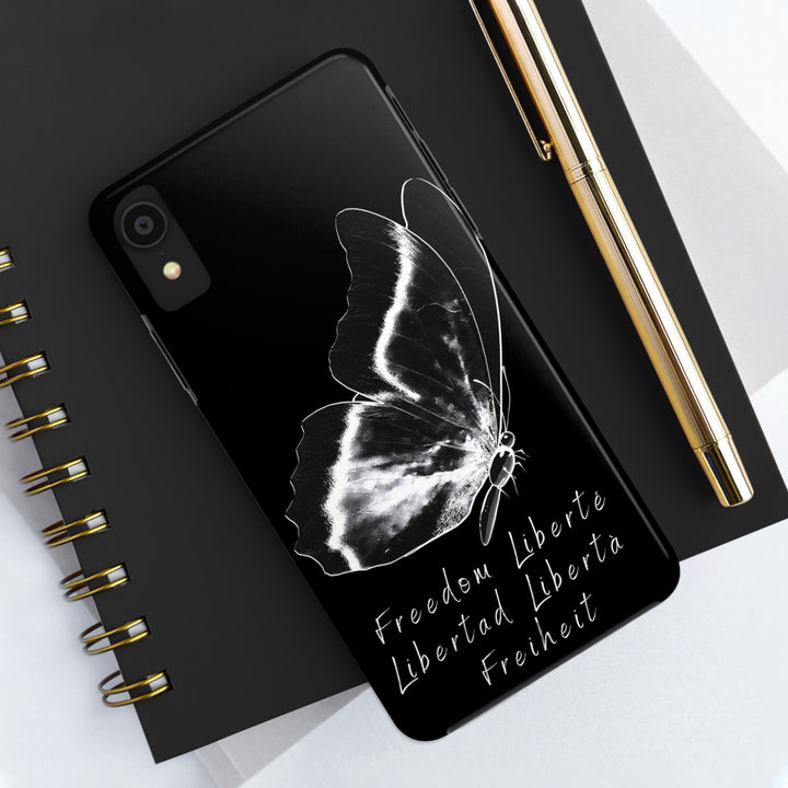 Freedom Butterfly Tough iPhone Cases - Madee's Boutique Phone Case Printify Accessories Aesthetic Case IphoneAesthetic Case PhoneiPhone 14