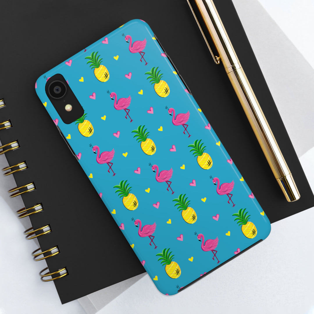 Flamingo Tough iPhone Cases - Madee's Boutique Phone Case Printify Accessories Aesthetic Case IphoneAesthetic Case PhoneiPhone 14
