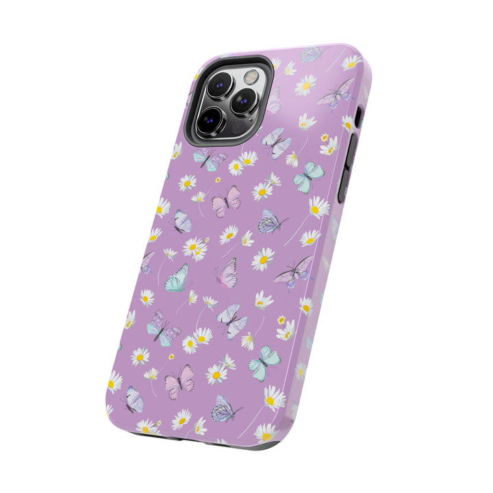 Butterfly & Flowers Tough iPhone Cases - Madee's Boutique Phone Case Printify Accessories Aesthetic Case IphoneAesthetic Case PhoneiPhone 12 Mini