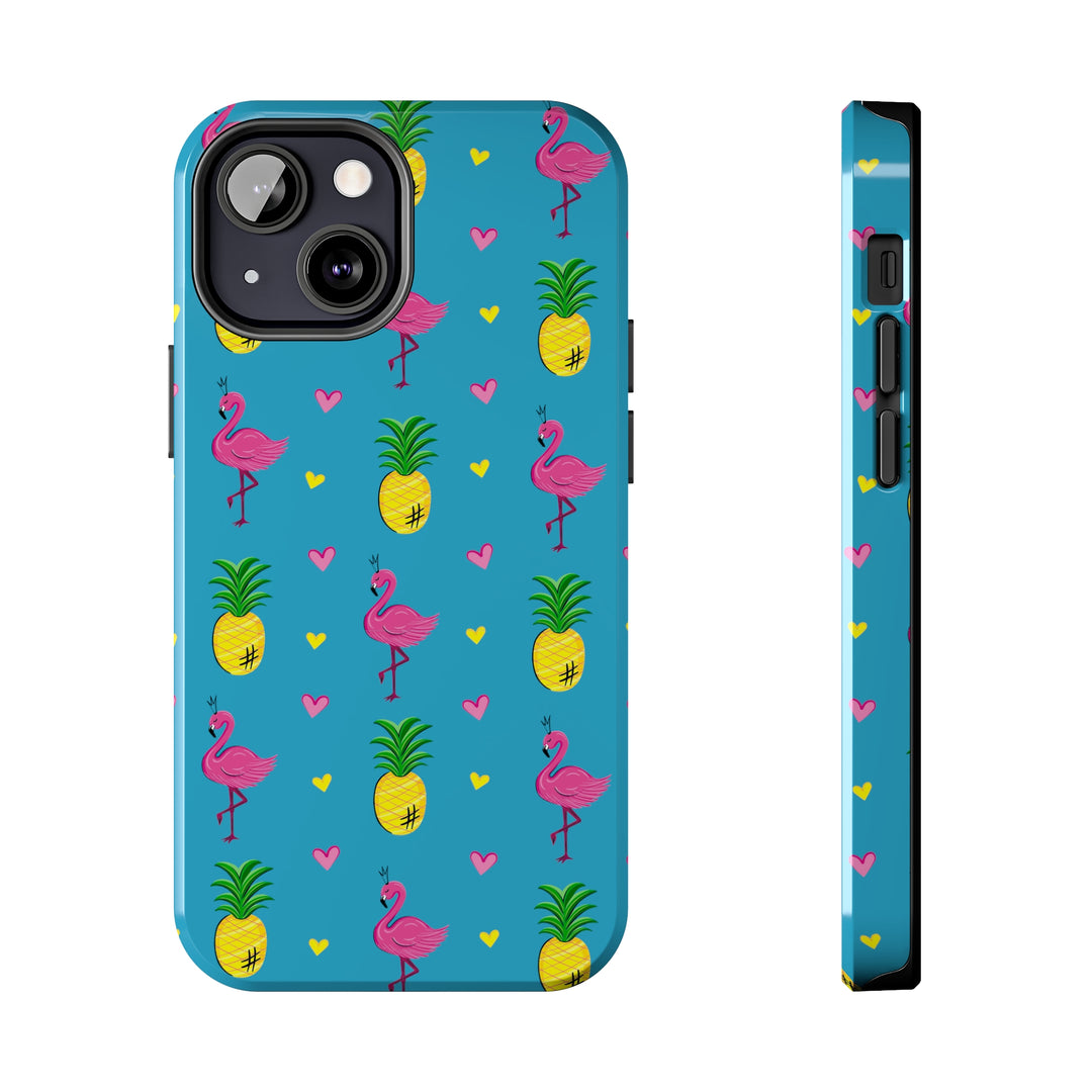 Flamingo Tough iPhone Cases - Madee's Boutique Phone Case Printify Accessories Aesthetic Case IphoneAesthetic Case PhoneiPhone 13 Mini