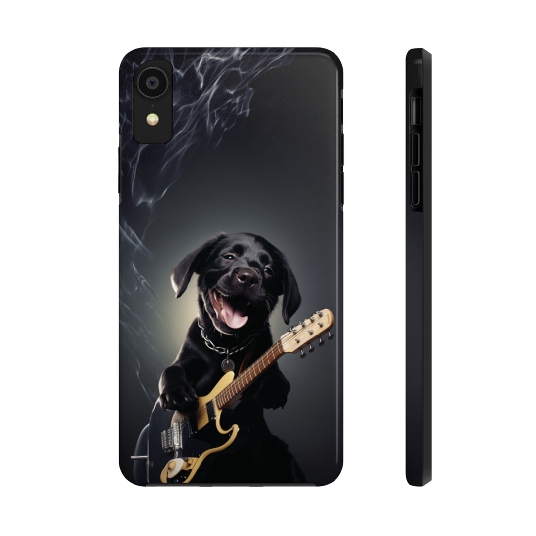 Cool Dog Guitar Tough iPhone Cases MADEE'S EXCLUSIVES - Madee's Boutique Phone Case Print On Demand Partners Accessories aesthetic mobile coveraesthetic phone casesiPhone XR