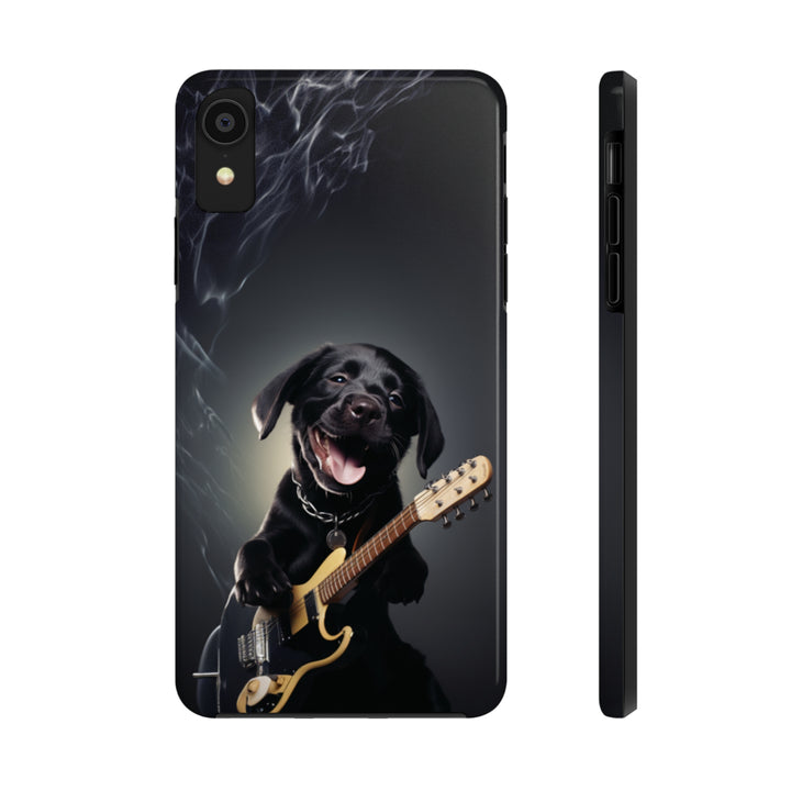 Cool Dog Guitar Tough iPhone Cases MADEE'S EXCLUSIVES - Madee's Boutique Phone Case Print On Demand Partners Accessories aesthetic mobile coveraesthetic phone casesiPhone XR