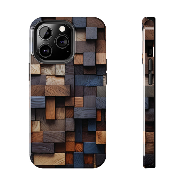 Colored Wood Design Tough iPhone Cases MADEE'S EXCLUSIVES - Madee's Boutique Phone Case Print On Demand Partners Accessories aesthetic mobile coveraesthetic phone casesiPhone 13 Pro