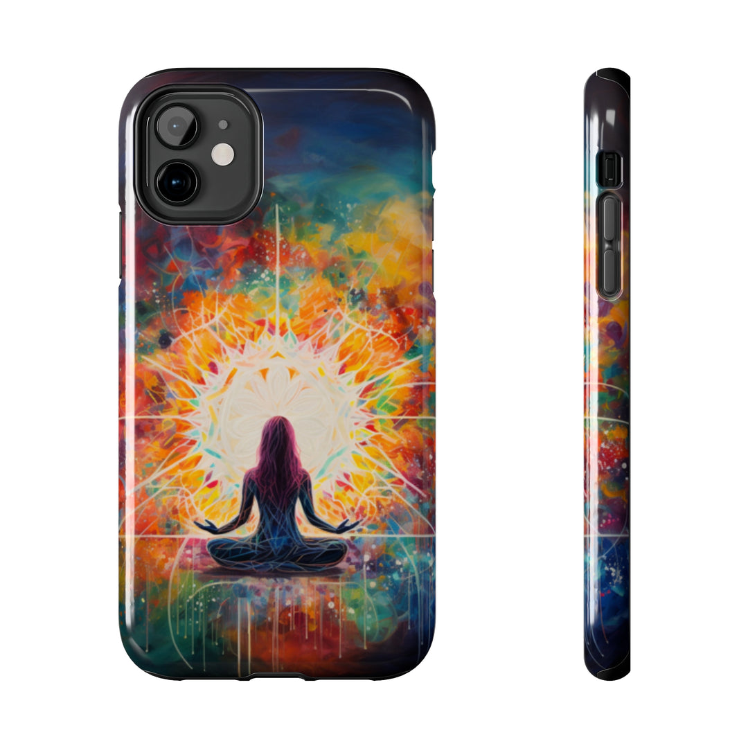 Meditation Tough iPhone Cases MADEE'S EXCLUSIVES - Madee's Boutique Phone Case Printify Accessories aesthetic mobile coveraesthetic phone casesiPhone 11