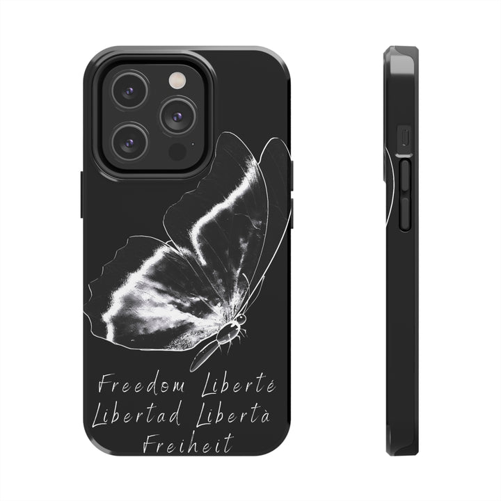 Freedom Butterfly Tough iPhone Cases - Madee's Boutique Phone Case Printify Accessories Aesthetic Case IphoneAesthetic Case PhoneiPhone 14 Pro