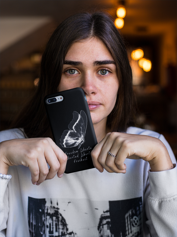 Freedom Butterfly Tough iPhone Cases - Madee's Boutique Phone Case Printify Accessories Aesthetic Case IphoneAesthetic Case PhoneiPhone 14