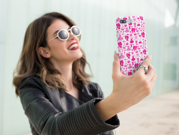 Girly pink Tough iPhone Cases - Madee's Boutique Phone Case Printify Accessories Aesthetic Case IphoneAesthetic Case PhoneiPhone 14 Pro