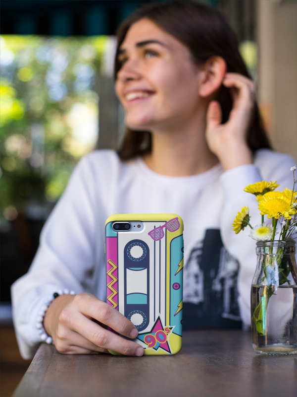 Radio Cassette 90'S Tough iPhone Cases Retro - Madee's Boutique Phone Case Printify Accessories Cadeau fête des mèresCadeau mamaniPhone 14