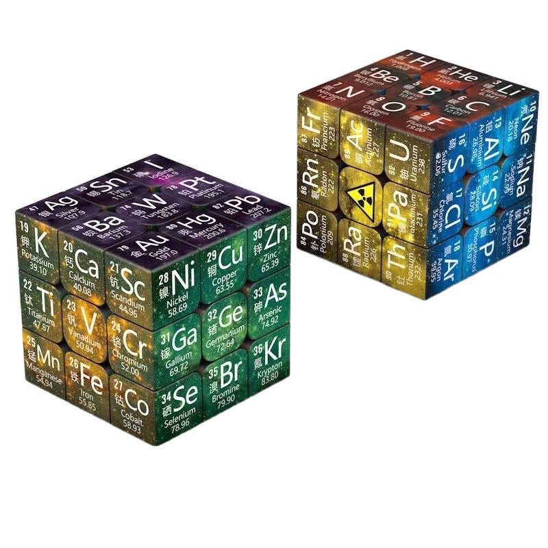 Chemical Elements Junior High School Mathematics Physics Peripheral Puzzle Third - order Rubik's Cube - Madee's Boutique AMAZON Madee's Boutique DS Junior High School Chemistry