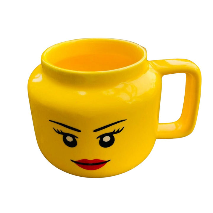 Fun Yellow Characters Children Handy Porcelain Mug - Madee's Boutique Mugs Madee's Boutique anniversary gift ideas anniversary giftsanniversary gifts for herYellow Girl