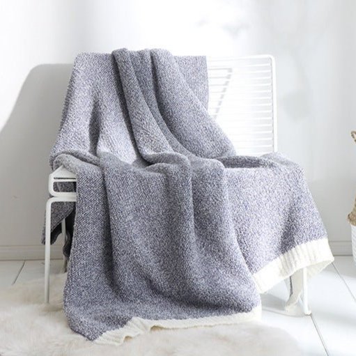 Home Soft Knit Blanket - Madee's Boutique Home Decor Madee's Boutique aesthetic blanket aesthetic giftanniversary gift ideasBeige130x160cm