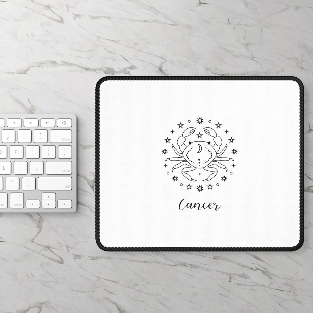 Astrology Sign Cancer Mouse Pad With 10 Design Choices - Madee's Boutique Home Decor Printify Accessories DeskHome DecorRectangle9" × 7"DesignJ