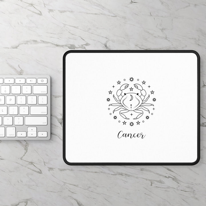 Astrology Sign Cancer Mouse Pad With 10 Design Choices - Madee's Boutique Home Decor Printify Accessories DeskHome DecorRectangle9" × 7"DesignJ