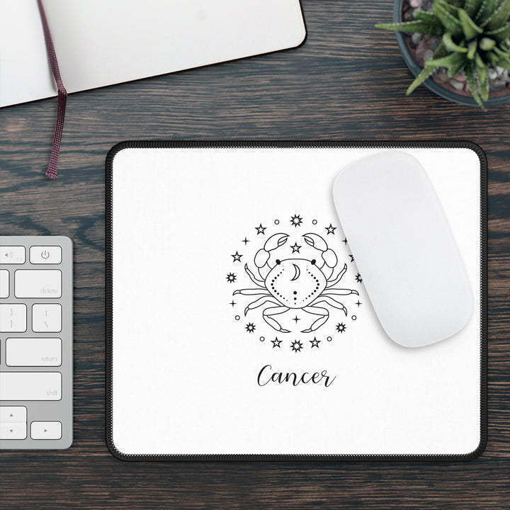 Astrology Sign Cancer Mouse Pad With 10 Design Choices - Madee's Boutique Home Decor Printify Accessories DeskHome DecorRectangle9" × 7"DesignJ