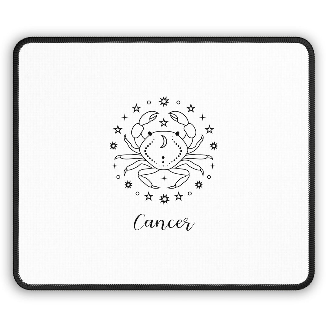 Astrology Sign Cancer Mouse Pad With 10 Design Choices - Madee's Boutique Home Decor Printify Accessories DeskHome DecorRectangle9" × 7"DesignJ