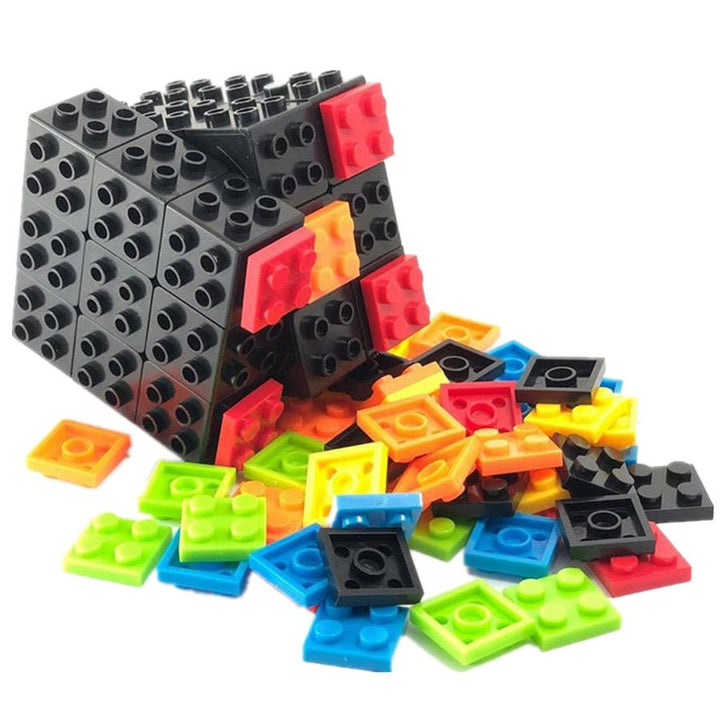 Rubik's Cube Building Blocks Cube 3x3x3 Puzzle Cube Detachable Professional Magic Cube 3x3 Blocks Cube Educational Toys Gifts Diy Cubo Magico - Madee's Boutique Puzzles Madee's Boutique 100 by 100 cube 100 by 100 rubik's cube100000x100000x100000 rubik's cubeBlack