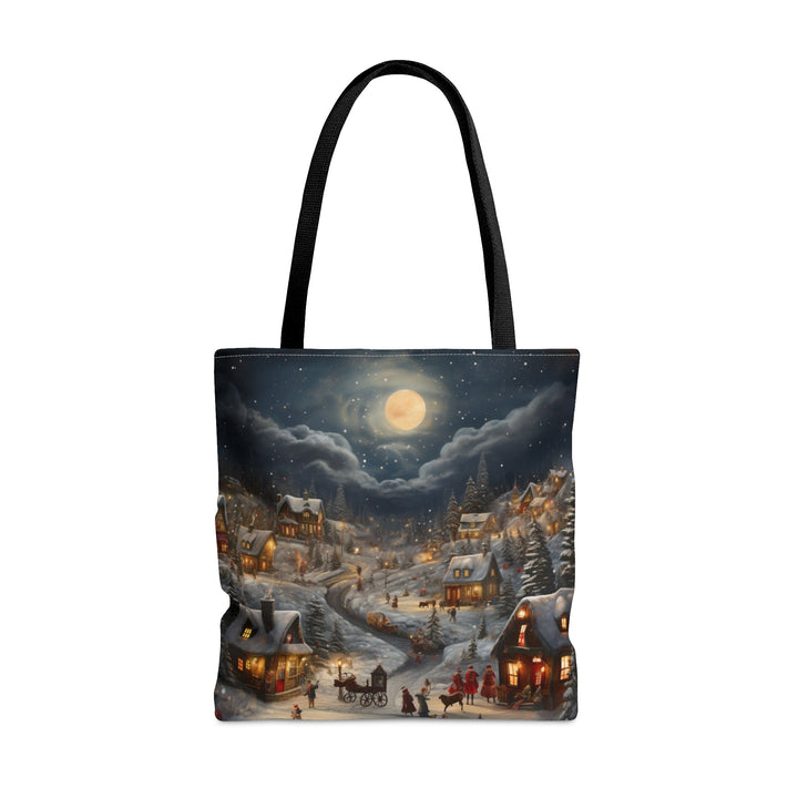 Christmas Landscape Large Tote Bag Small Medium Large MADEE'S BOUTIQUE - Madee's Boutique Bags Printify Accessories aesthetic gift bagaesthetic tote bagLarge