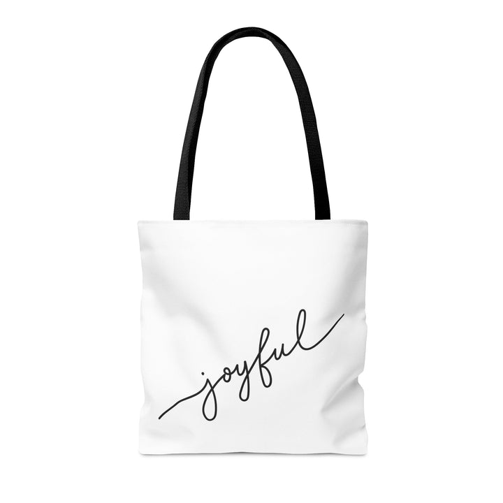 Christmas Tote Bag Let It Snow Joyful Small Medium Large - Madee's Boutique Bags Printify Accessories aesthetic tote bagAll Over PrintMedium