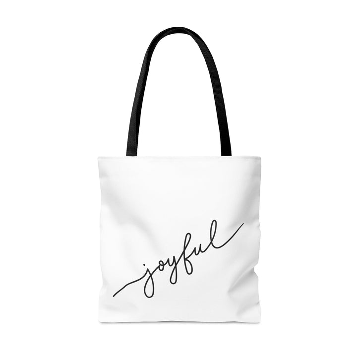 Christmas Tote Bag Let It Snow Joyful Small Medium Large - Madee's Boutique Bags Printify Accessories aesthetic tote bagAll Over PrintSmall