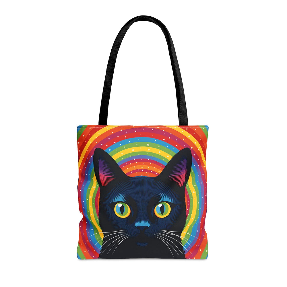 Rainbow Cat Tote Bag Small Medium Large MADEE'S EXCLUSIVES - Madee's Boutique Bags Printify Accessories aesthetic tote bagAll Over PrintMedium